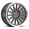Raceline Wheels 315G GRIP Wheel Gunmetal 18X9.5"5X114.3 Bolt Pattern +25mm Offset/(5.7"B/S) 15 Spoke Aluminum Passenger Car Wheels, Full Size Replacement Gunmetal Car Rims